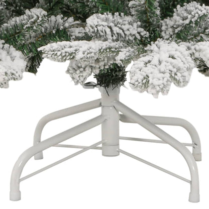 vidaXL Sapin de Noël artificiel pliable enneigé 240 cm