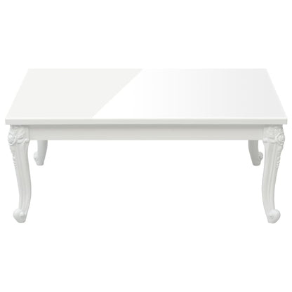 vidaXL Couchtisch Hochglanz-Weiß 100x50x42 cm Holzwerkstoff