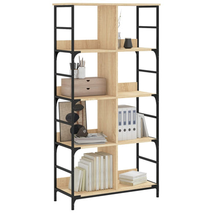 vidaXL Bücherregal Sonoma-Eiche 78,5x33x153 cm Holzwerkstoff