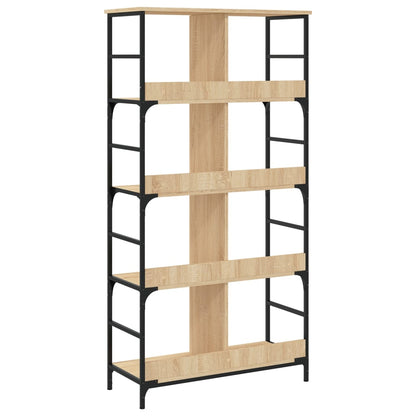 vidaXL Bücherregal Sonoma-Eiche 78,5x33x153 cm Holzwerkstoff