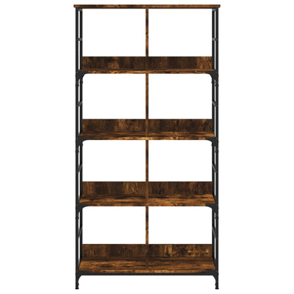 vidaXL Bücherregal Räuchereiche 78,5x33x153 cm Holzwerkstoff