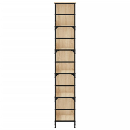 vidaXL Bücherregal Sonoma-Eiche 78,5x33x188,5 cm Holzwerkstoff