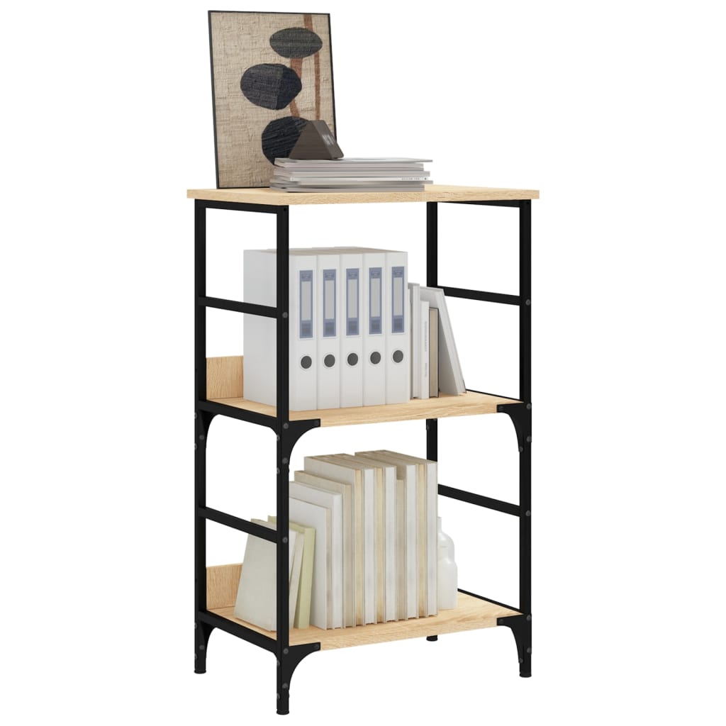vidaXL Bücherregal Sonoma-Eiche 50x33x82 cm Holzwerkstoff