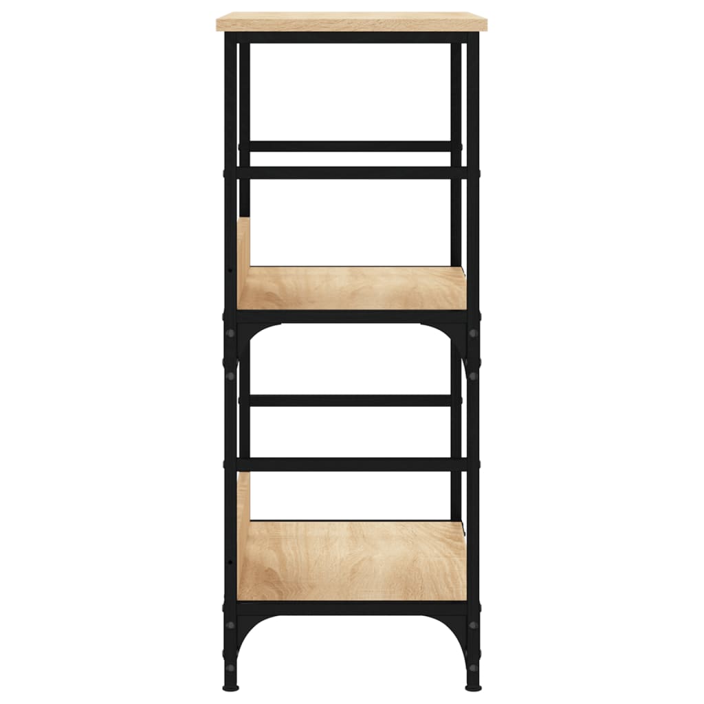 vidaXL Bücherregal Sonoma-Eiche 50x33x82 cm Holzwerkstoff