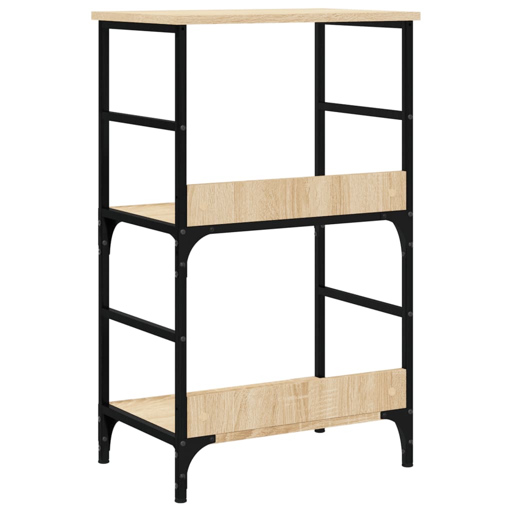 vidaXL Bücherregal Sonoma-Eiche 50x33x82 cm Holzwerkstoff