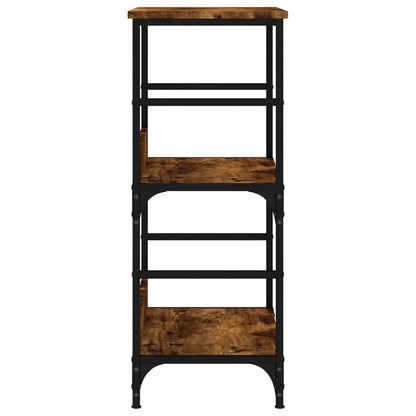 vidaXL Bücherregal Räuchereiche 50x33x82 cm Holzwerkstoff