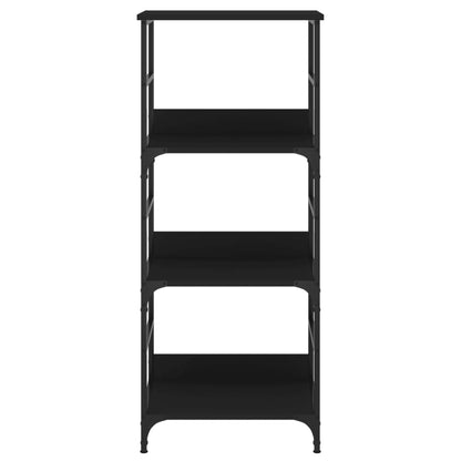 vidaXL Bücherregal Schwarz 50x33x117,5 cm Holzwerkstoff