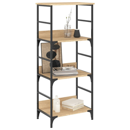 vidaXL Bücherregal Sonoma-Eiche 50x33x117,5 cm Holzwerkstoff