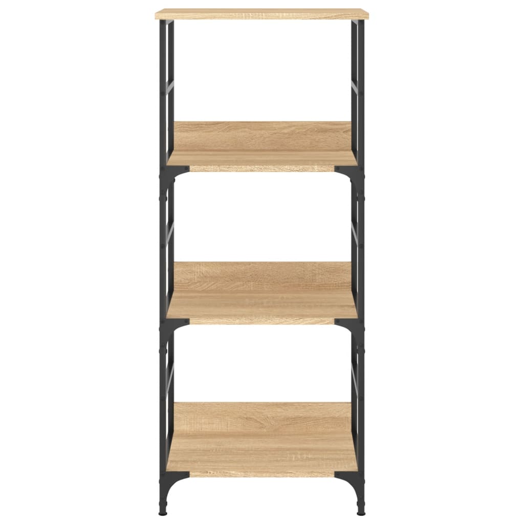 vidaXL Bücherregal Sonoma-Eiche 50x33x117,5 cm Holzwerkstoff