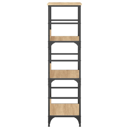vidaXL Bücherregal Sonoma-Eiche 50x33x117,5 cm Holzwerkstoff