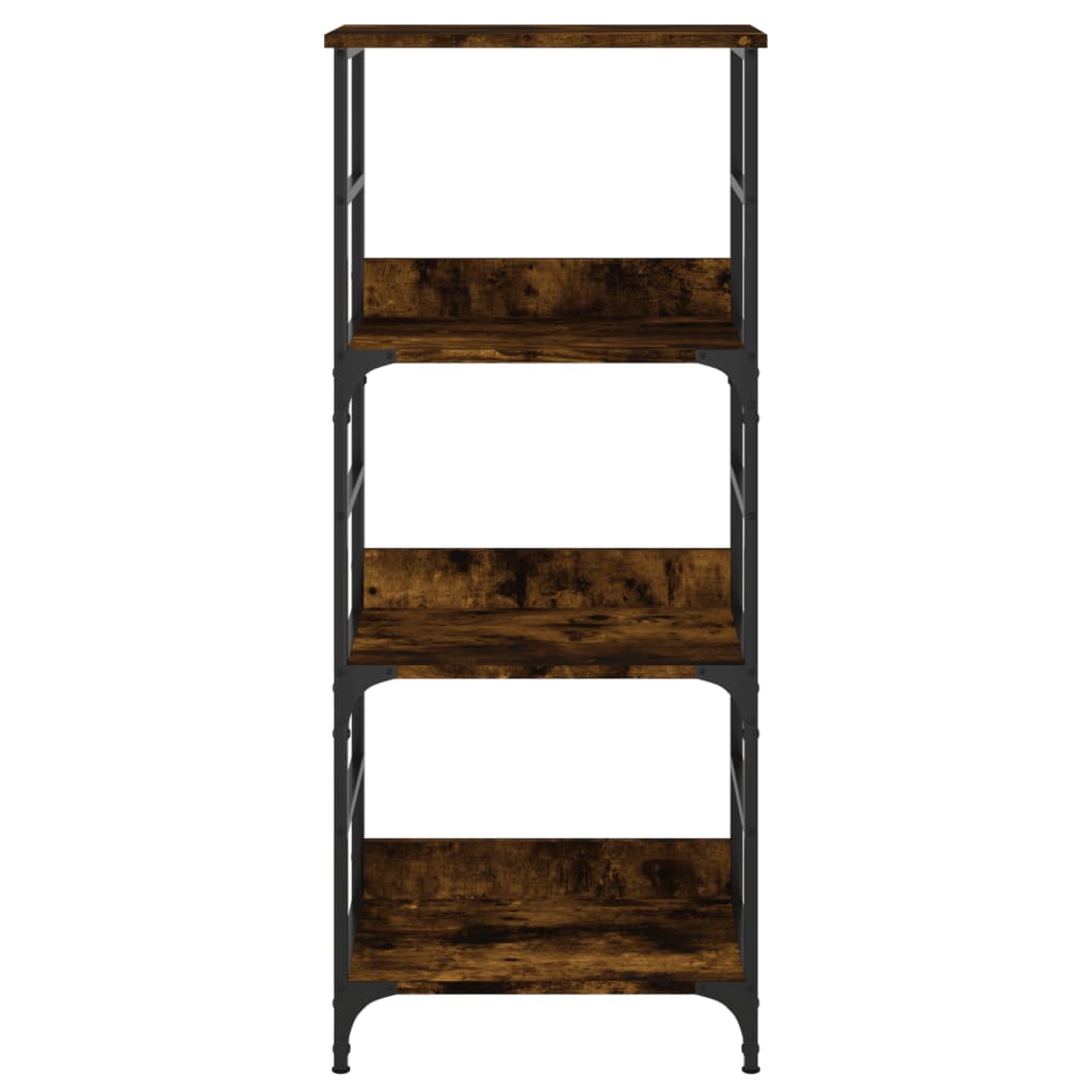 vidaXL Bücherregal Räuchereiche 50x33x117,5 cm Holzwerkstoff