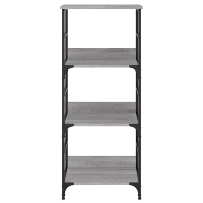 vidaXL Bücherregal Grau Sonoma 50x33x117,5 cm Holzwerkstoff