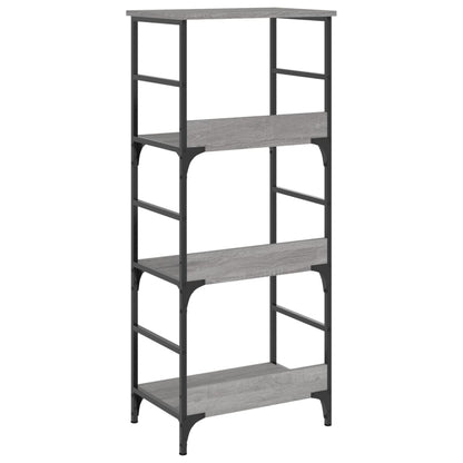 vidaXL Bücherregal Grau Sonoma 50x33x117,5 cm Holzwerkstoff