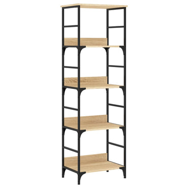 vidaXL Bücherregal Sonoma-Eiche 50x33x153 cm Holzwerkstoff