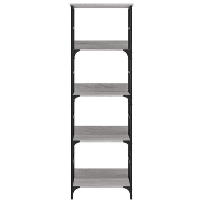 vidaXL Bücherregal Grau Sonoma 50x33x153 cm Holzwerkstoff