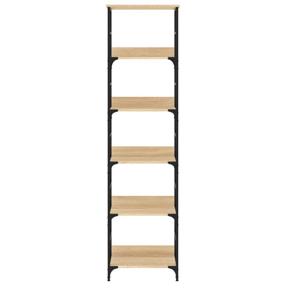 vidaXL Bücherregal Sonoma-Eiche 50 x 33 x 188,5 cm Holzwerkstoff