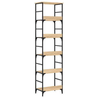 vidaXL Bücherregal Sonoma-Eiche 50 x 33 x 188,5 cm Holzwerkstoff
