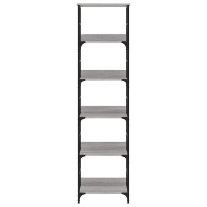 vidaXL Bücherregal Grau Sonoma 50x33x188,5 cm Holzwerkstoff