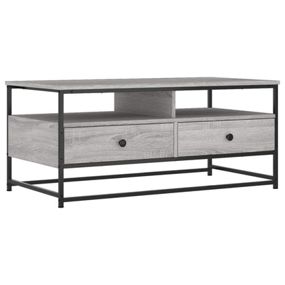 vidaXL Couchtisch Grau Sonoma 100x51x45 cm Holzwerkstoff