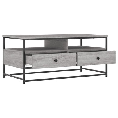 vidaXL Couchtisch Grau Sonoma 100x51x45 cm Holzwerkstoff