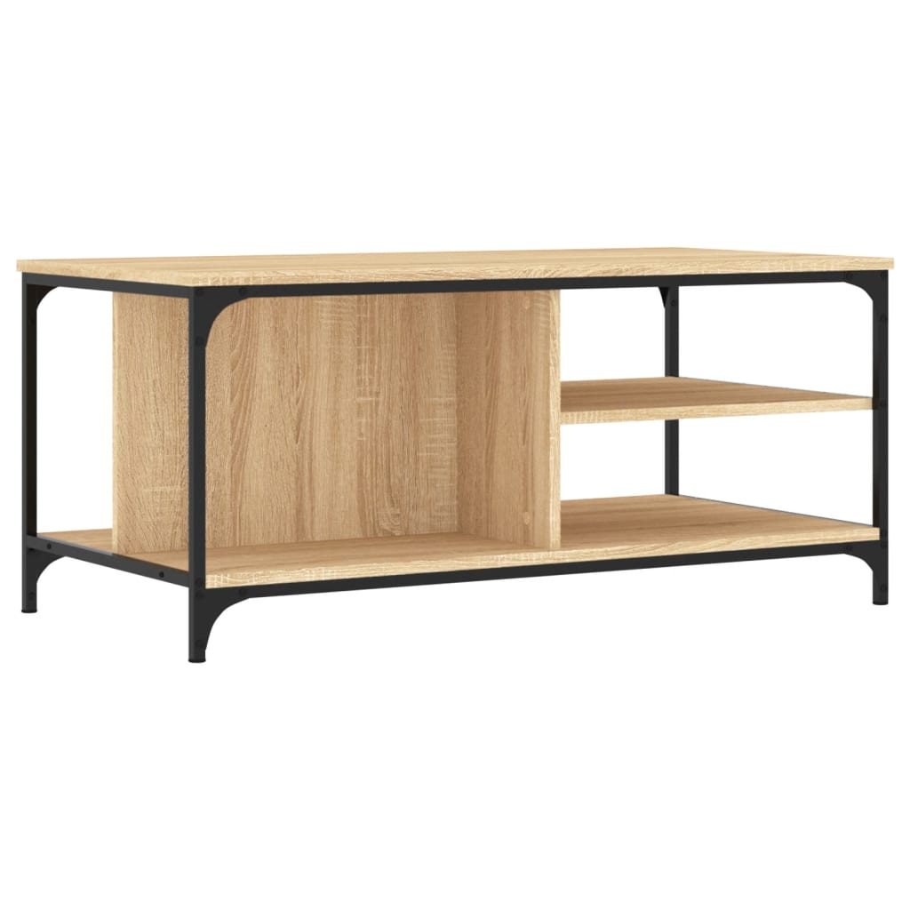 vidaXL Couchtisch Sonoma-Eiche 100x50x45 cm Holzwerkstoff