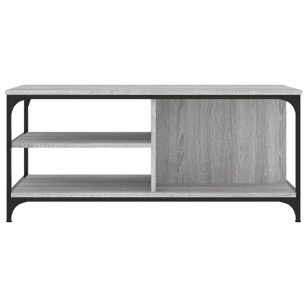 vidaXL Couchtisch Grau Sonoma 100x50x45 cm Holzwerkstoff