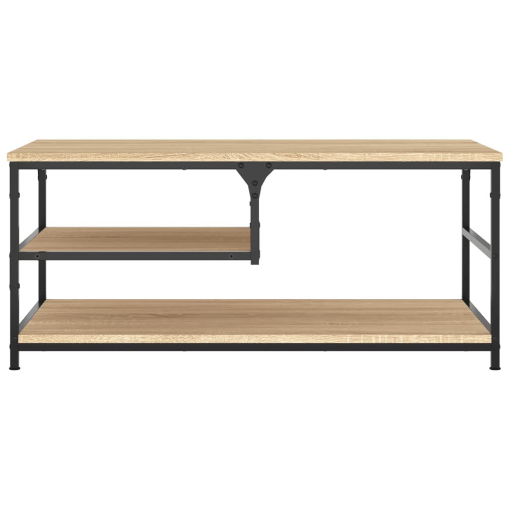 vidaXL Couchtisch Sonoma-Eiche 90x49x40 cm Holzwerkstoff