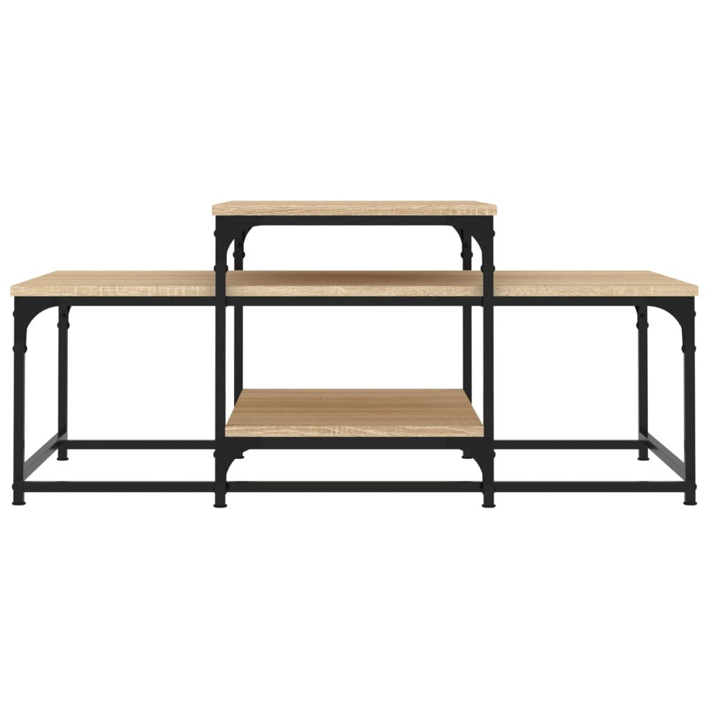 vidaXL Couchtisch Sonoma-Eiche 102x60x45 cm Holzwerkstoff