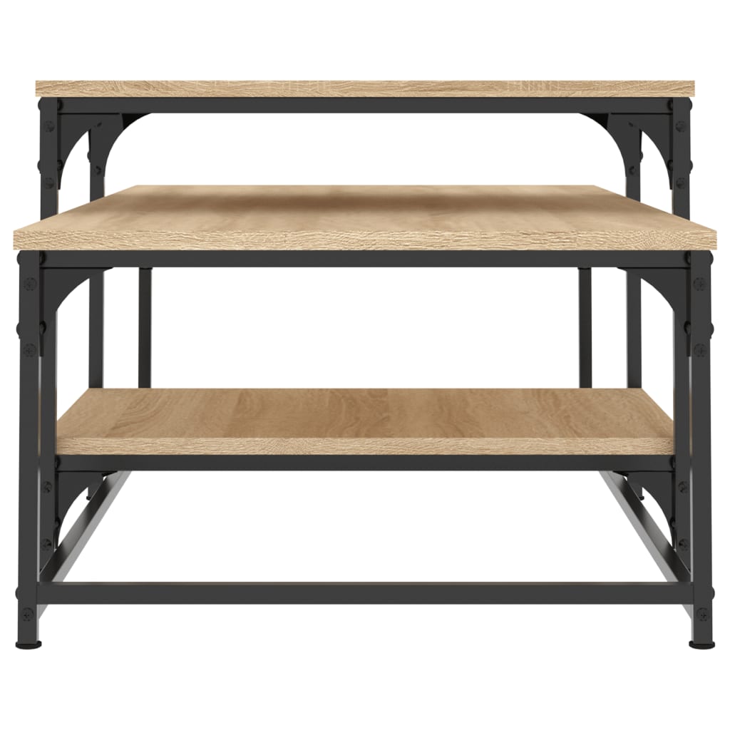 vidaXL Couchtisch Sonoma-Eiche 102x60x45 cm Holzwerkstoff