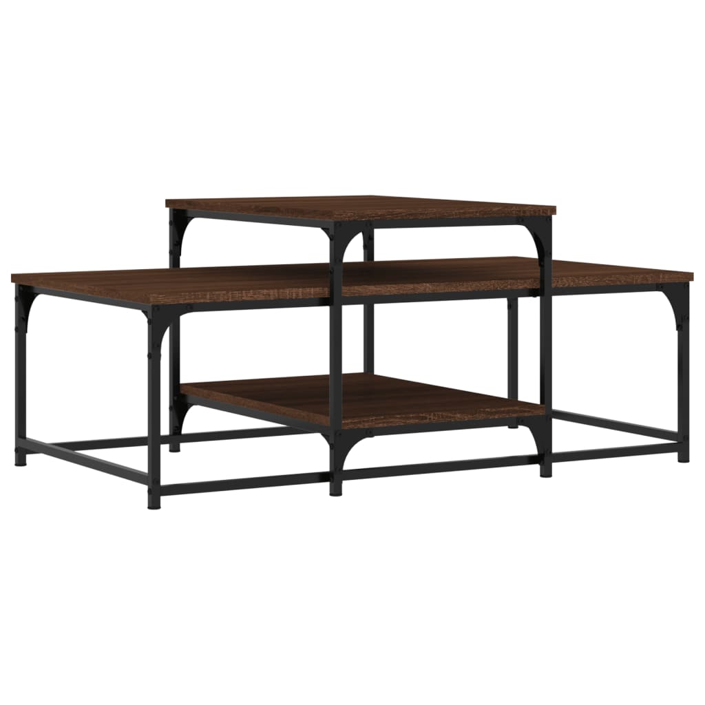 vidaXL Couchtisch Braun Eichen-Optik 102x60x45 cm Holzwerkstoff