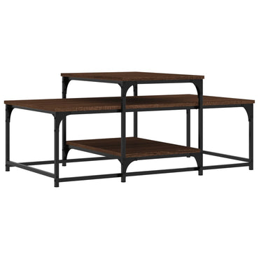 vidaXL Couchtisch Braun Eichen-Optik 102x60x45 cm Holzwerkstoff