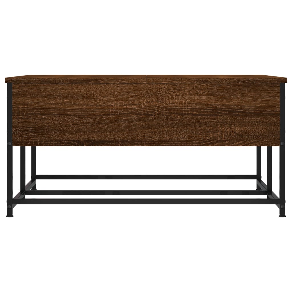 vidaXL Couchtisch Braun Eichen-Optik 80x80x40 cm Holzwerkstoff