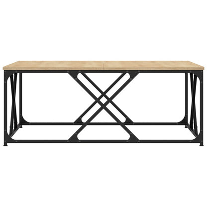vidaXL Couchtisch Sonoma-Eiche 100x100x40 cm Holzwerkstoff
