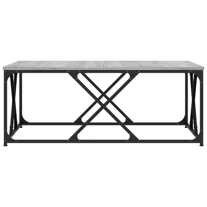 vidaXL Couchtisch Grau Sonoma 100x100x40 cm Holzwerkstoff