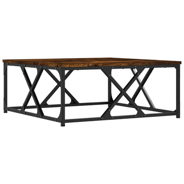 vidaXL Couchtisch Räuchereiche 70x70x30 cm Holzwerkstoff