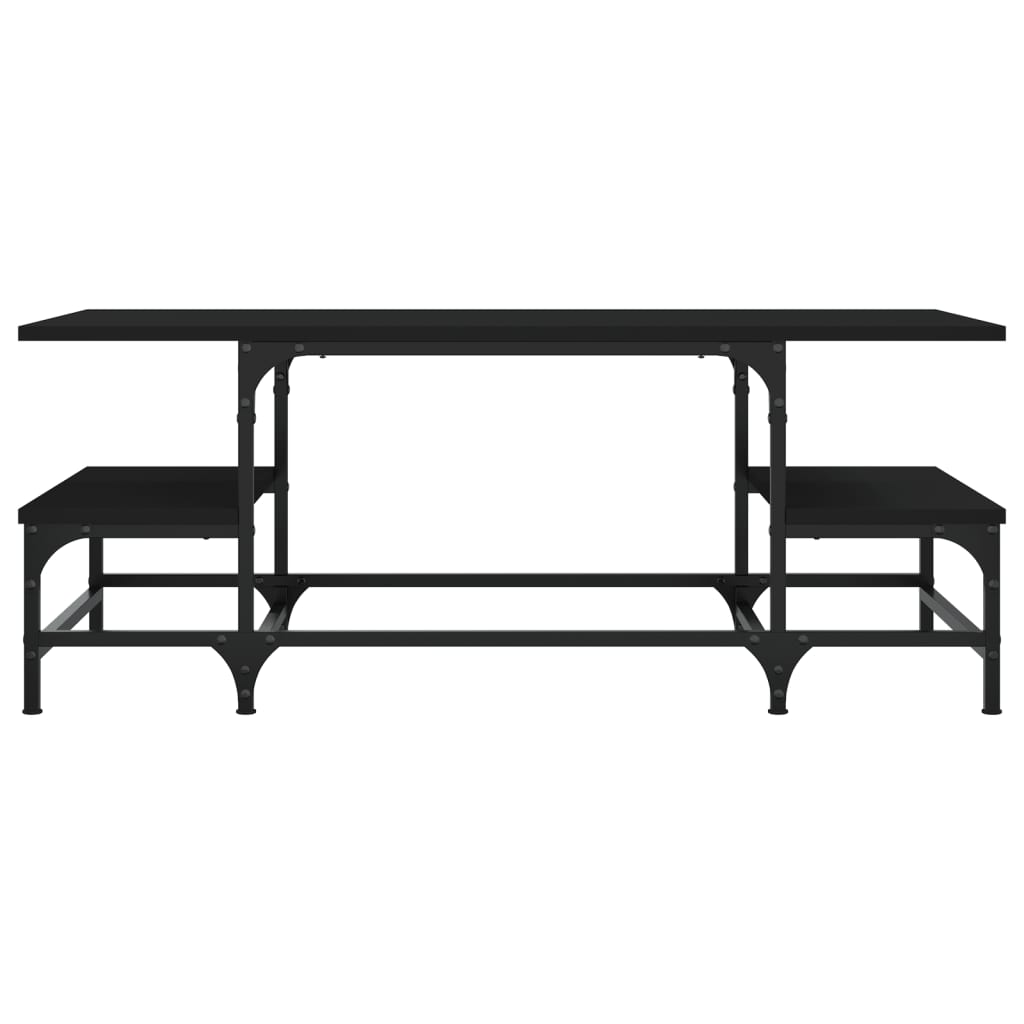 vidaXL Couchtisch Schwarz 100x50,5x40 cm Holzwerkstoff