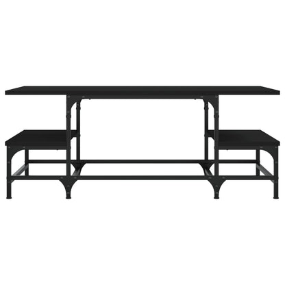 vidaXL Couchtisch Schwarz 100x50,5x40 cm Holzwerkstoff