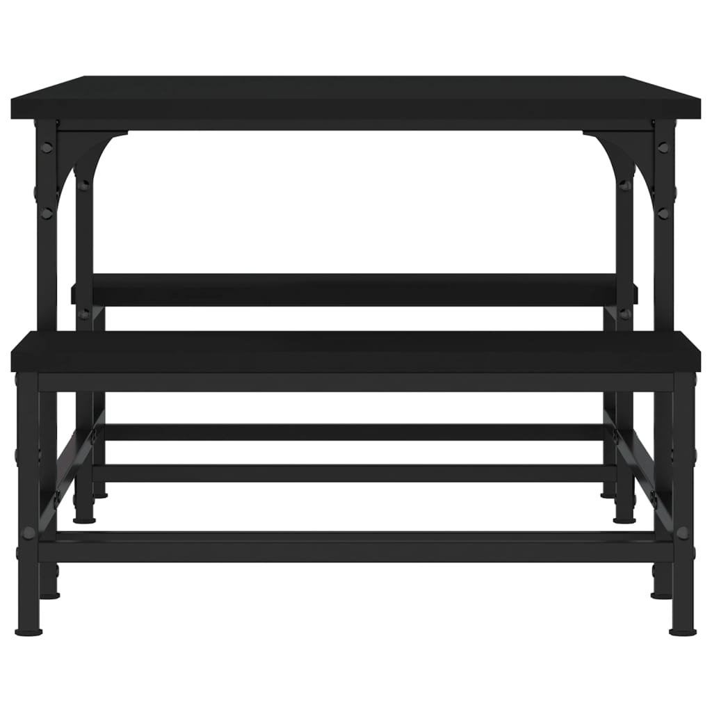 vidaXL Couchtisch Schwarz 100x50,5x40 cm Holzwerkstoff
