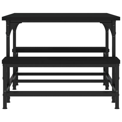 vidaXL Couchtisch Schwarz 100x50,5x40 cm Holzwerkstoff