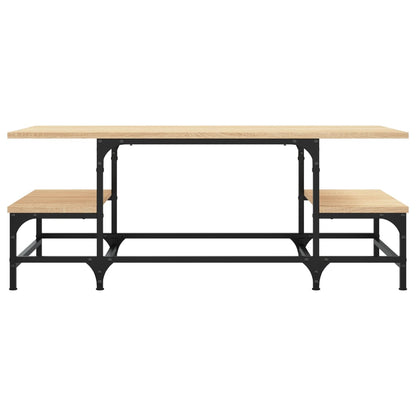 vidaXL Table basse chêne Sonoma 100x50,5x40 cm, bois d'ingénierie