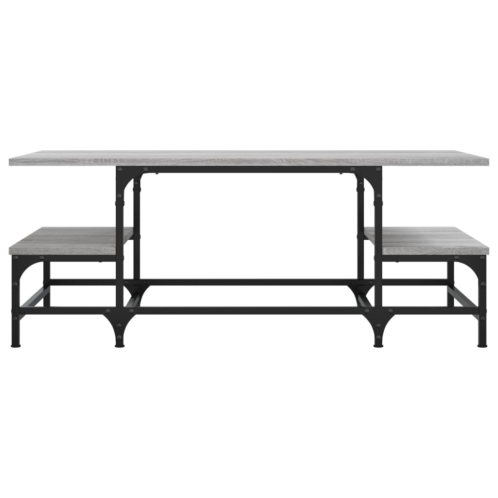 vidaXL Couchtisch Grau Sonoma 100x50,5x40 cm Holzwerkstoff