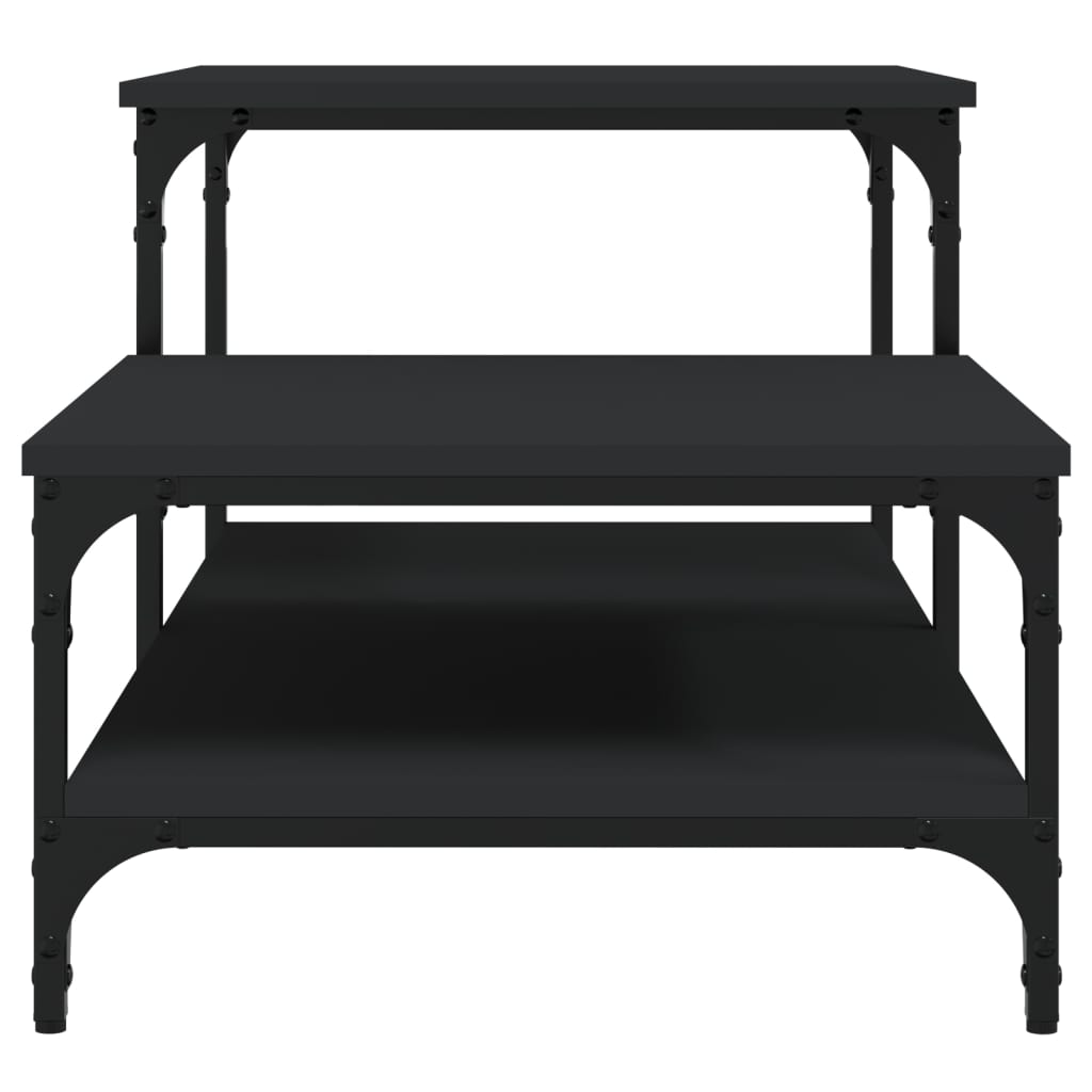 vidaXL Couchtisch Schwarz 100x50,5x45 cm Holzwerkstoff