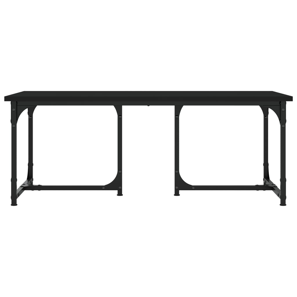 vidaXL Couchtisch Schwarz 90x50x35 cm Holzwerkstoff