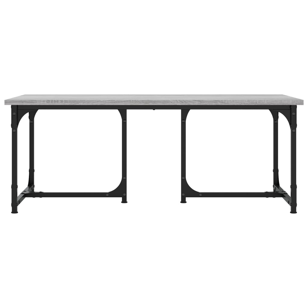 vidaXL Couchtisch Grau Sonoma 90x50x35 cm Holzwerkstoff