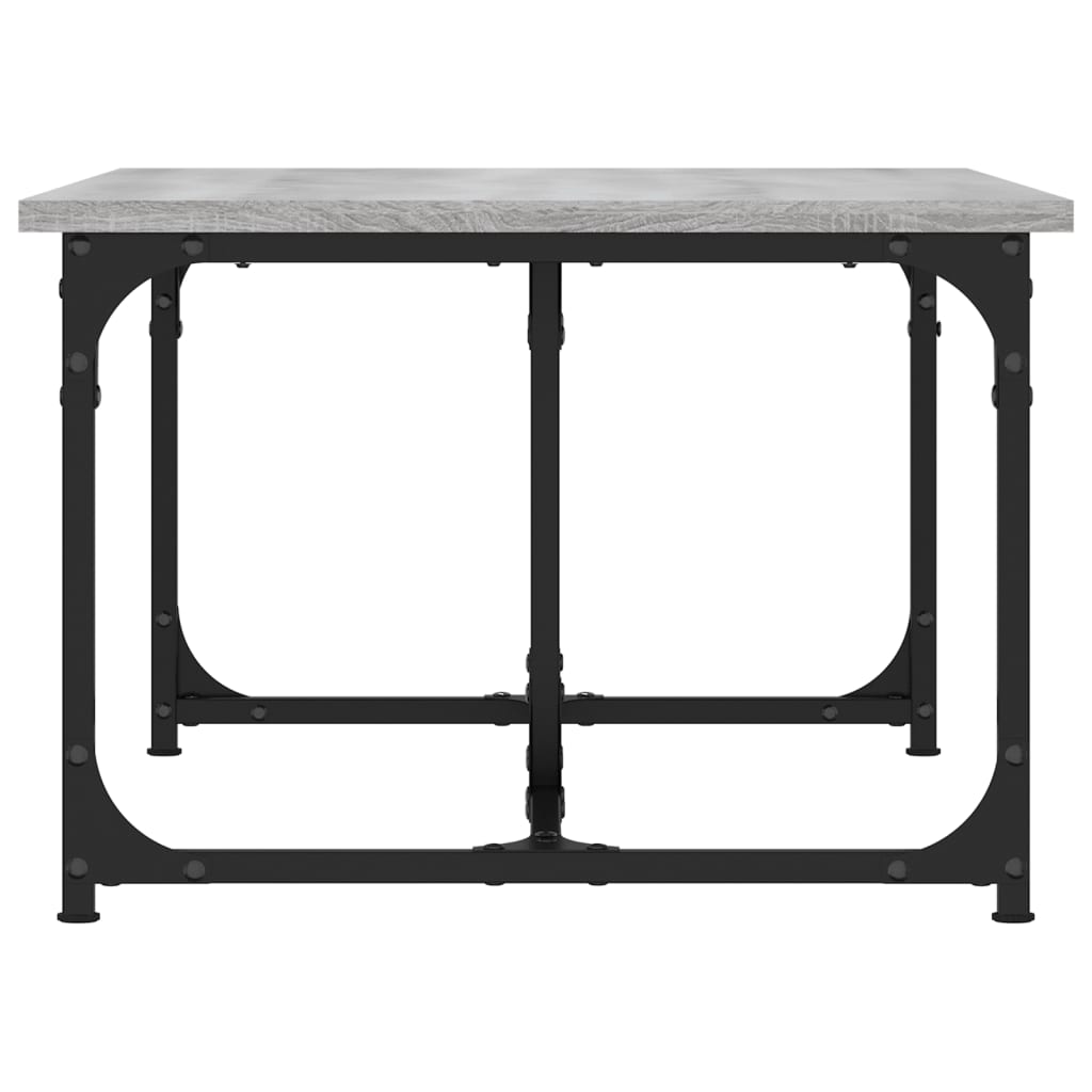 vidaXL Couchtisch Grau Sonoma 90x50x35 cm Holzwerkstoff