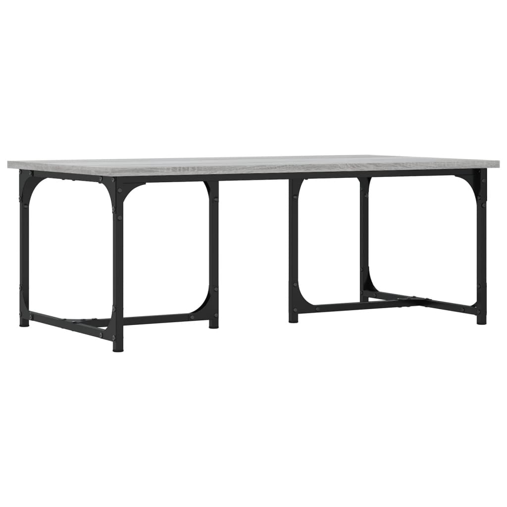 vidaXL Couchtisch Grau Sonoma 90x50x35 cm Holzwerkstoff