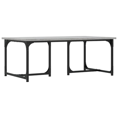 vidaXL Couchtisch Grau Sonoma 90x50x35 cm Holzwerkstoff