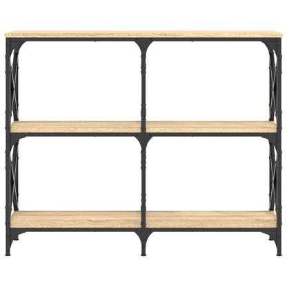 vidaXL Konsolentisch Sonoma-Eiche 100x28x80,5 cm Holzwerkstoff