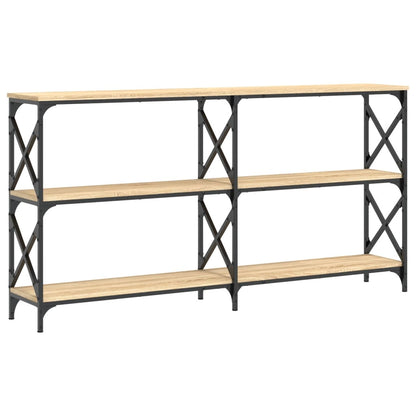 vidaXL Table console chêne Sonoma 156x28x80,5 cm bois d'ingénierie