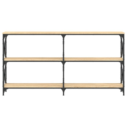 vidaXL Table console chêne Sonoma 156x28x80,5 cm bois d'ingénierie